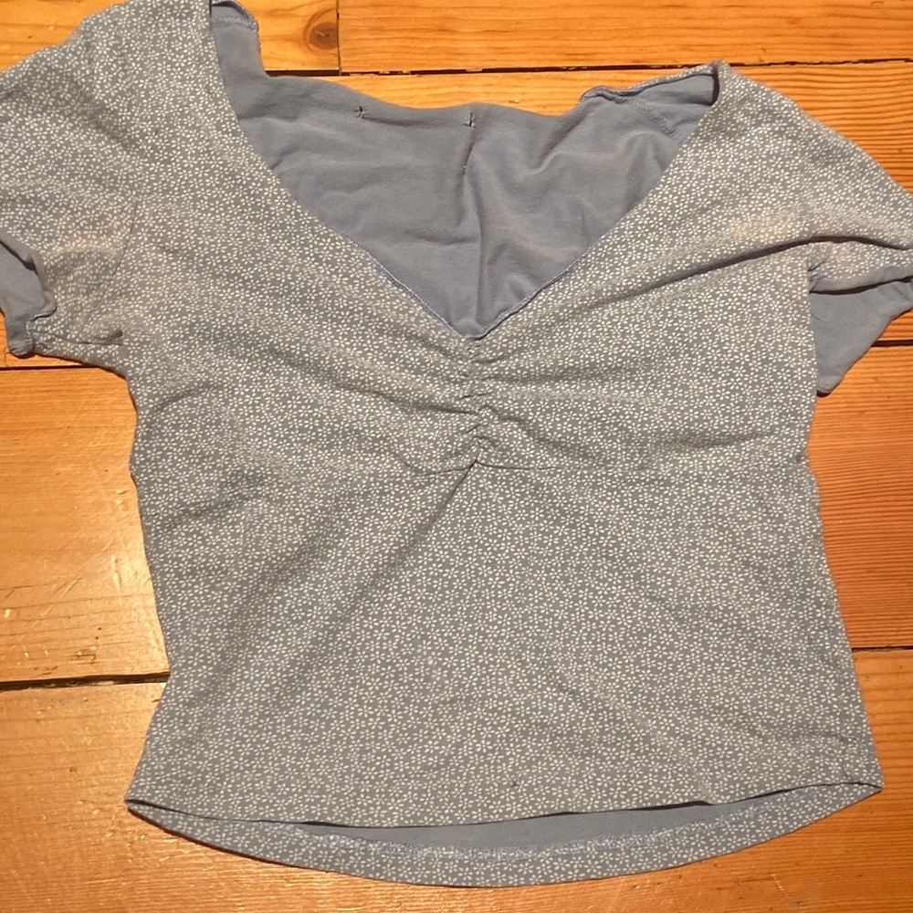 Brandy Melville “Gina Floral Top”